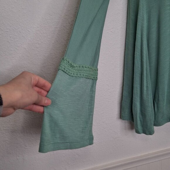 Sundance Embroidered Tunic Sz S Beaded Bell Sleeves Fairycore Whimsigoth Boho - Picture 5 of 16